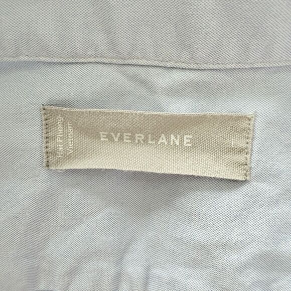 Everlane Light Blue Casual Button Down Shirt - Picture 3 of 10
